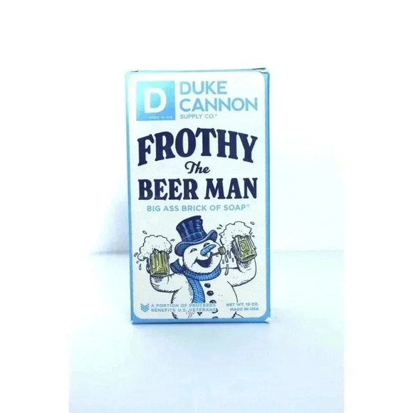 Duke Cannon Big Ass Brick of Soap 10 oz Frothy The Beer Man NEW in Package - Picture 1 of 8
